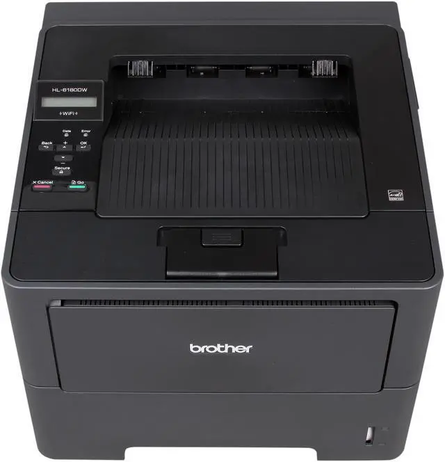 Alt view image 3 of 9 - Brother HL-6180DW High Speed Single Function Laser Printer with Wireless Networking and Duplex Printing