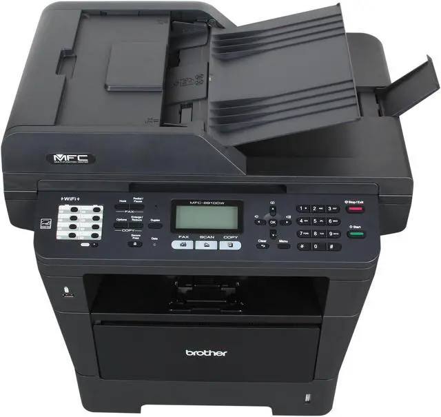Alt view image 5 of 9 - Brother MFC-8910DW High Speed All-In-One Laser Printer with Wireless Networking and Advanced Duplex Printing