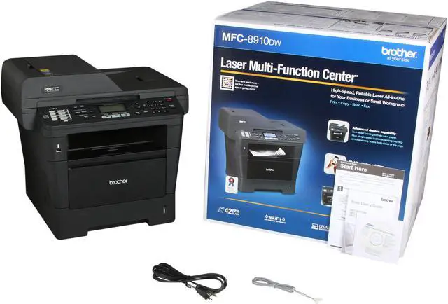 Alt view image 9 of 9 - Brother MFC-8910DW High Speed All-In-One Laser Printer with Wireless Networking and Advanced Duplex Printing