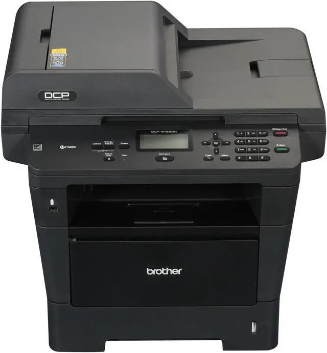 Alt view image 2 of 9 - Brother DCP-8155DN High-Speed Laser Multi-Function Copier with Networking and Advanced Duplex Printing