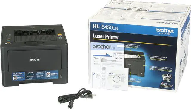 Alt view image 9 of 11 - Brother HL-5450DN High Speed Single Function Laser Printer with Networking and Duplex Printing