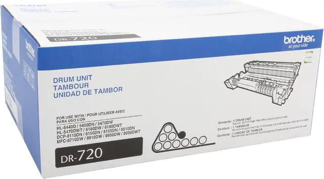 Alt view image 3 of 9 - Brother DR720 Drum Unit Cartridge