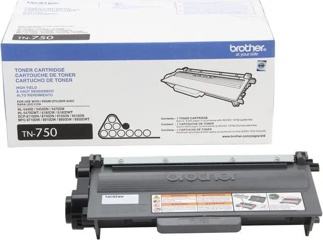 Alt view image 3 of 9 - Brother TN750 High Yield Toner Cartridge - Black