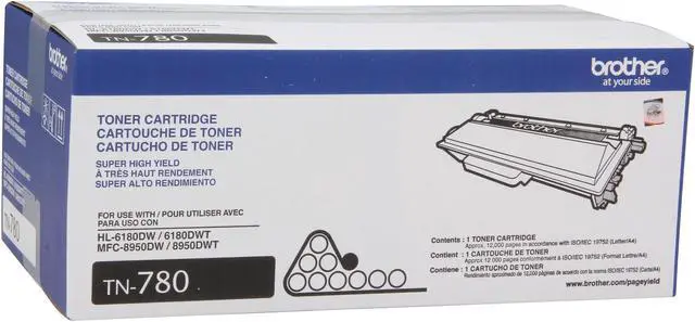 Alt view image 2 of 9 - Brother TN780 Extra High Yield Toner Cartridge - Black
