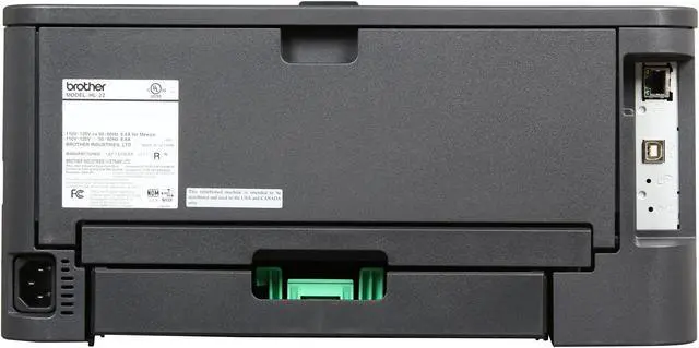 Alt view image 5 of 8 - Brother HL-2270DW Workgroup Up to 27 ppm Monochrome Ethernet (RJ-45) / USB / Wi-Fi Laser Printer with Duplex