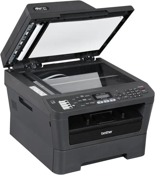 Alt view image 7 of 10 - Brother MFC-7860DW Duplex 2400 dpi x 600 dpi USB Mono Laser MFP Printer
