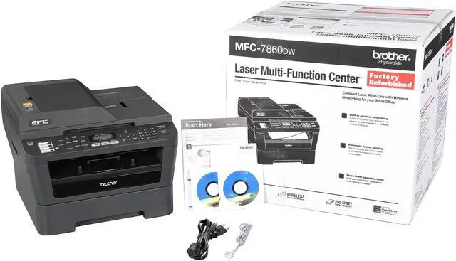 Alt view image 10 of 10 - Brother MFC-7860DW Duplex 2400 dpi x 600 dpi USB Mono Laser MFP Printer