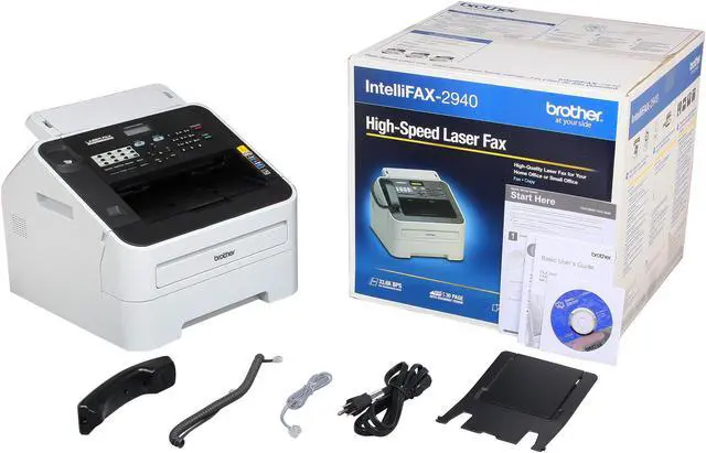 Alt view image 7 of 7 - Brother Intelli FAX-2940 High-Speed Laser Fax