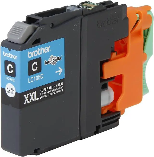 Alt view image 4 of 7 - Brother LC105C Super High Yield Innobella Ink Cartridge - Cyan