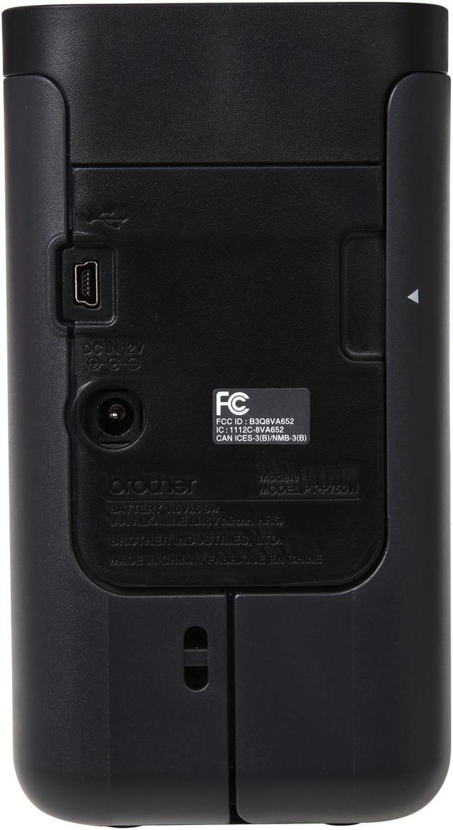 Alt view image 5 of 7 - Brother PT-P750W Compact Label Maker with Wireless Printing