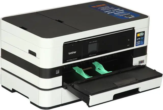 Alt view image 9 of 12 - Brother MFC-J4610DW Wireless Color Multifunction Inkjet Printer