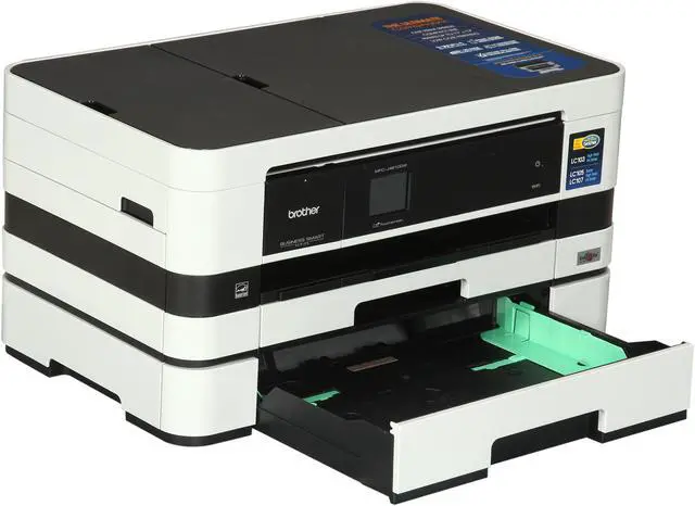 Alt view image 10 of 12 - Brother MFC-J4610DW Wireless Color Multifunction Inkjet Printer