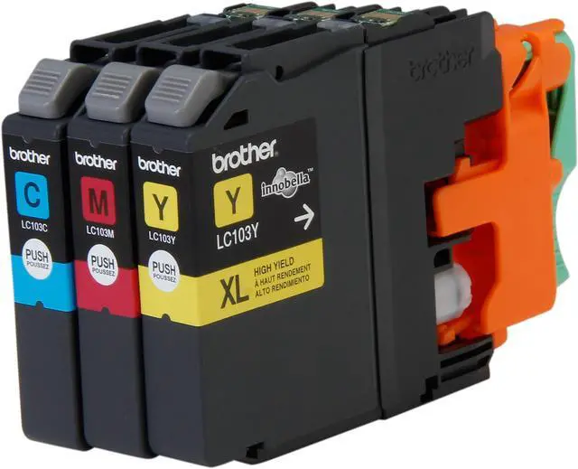 Alt view image 3 of 6 - Brother LC1033PKS High Yield Innobella Ink Cartridge - Combo Pack - Cyan/Magenta/Yellow