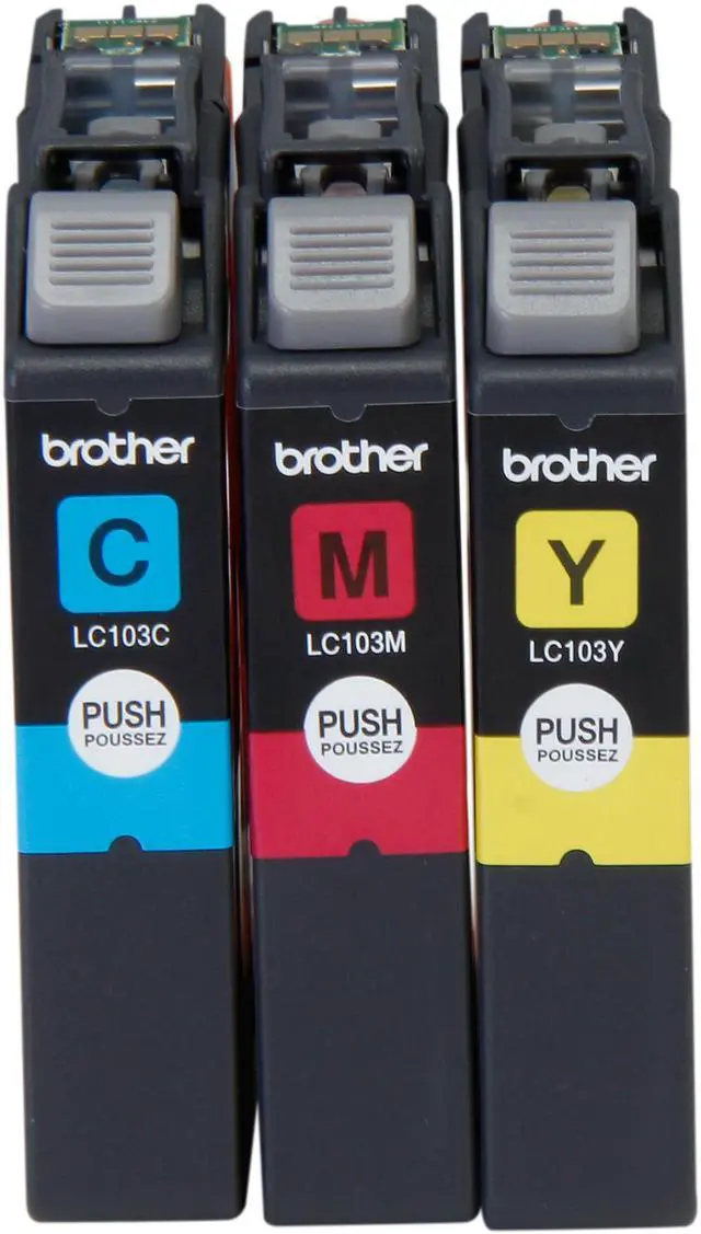 Alt view image 4 of 6 - Brother LC1033PKS High Yield Innobella Ink Cartridge - Combo Pack - Cyan/Magenta/Yellow