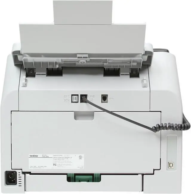 Alt view image 4 of 8 - Brother IntelliFax-2840 High-Speed Laser Fax