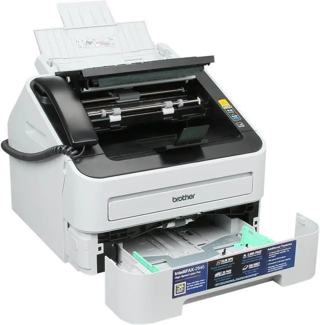Alt view image 5 of 8 - Brother IntelliFax-2840 High-Speed Laser Fax