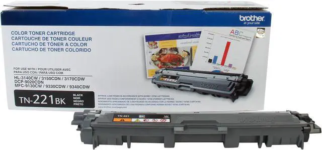 Alt view image 3 of 7 - Brother TN221BK Toner Cartridge - Black