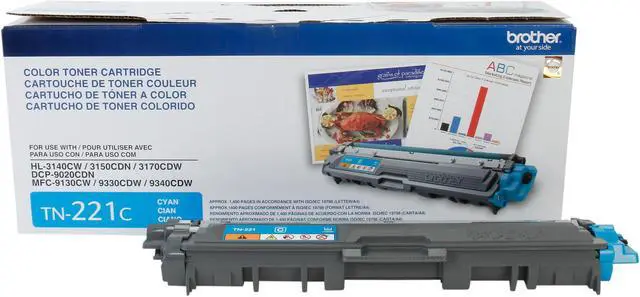 Alt view image 3 of 8 - Brother TN221C Toner Cartridge - Cyan
