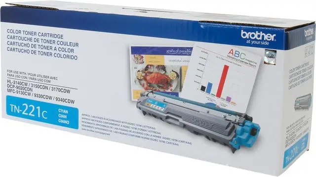 Alt view image 2 of 8 - Brother TN221C Toner Cartridge - Cyan