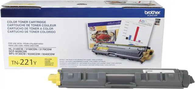 Alt view image 3 of 7 - Brother TN221Y Toner Cartridge - Yellow