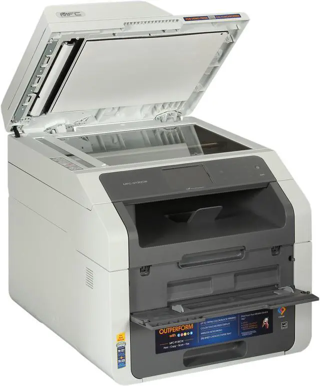 Alt view image 7 of 13 - Brother MFC-9130CW Digital Color All-In-One Laser Printer with Wireless Networking