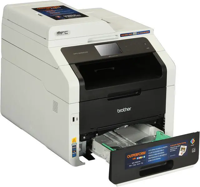 Alt view image 10 of 13 - Brother MFC-9330CDW Duplex Wireless / USB Color All-in-one Laser Printer