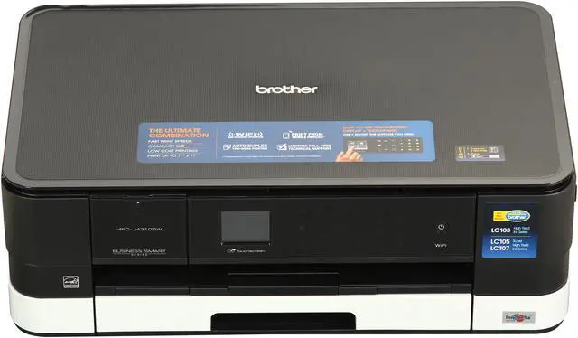Alt view image 3 of 10 - Brother MFC-J4310DW Wireless Color Multifunction Inkjet Printer
