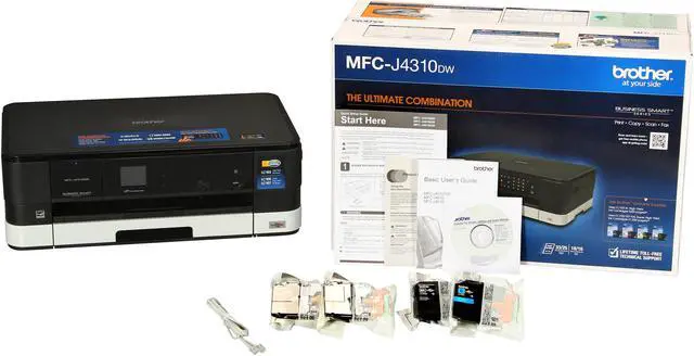 Alt view image 10 of 10 - Brother MFC-J4310DW Wireless Color Multifunction Inkjet Printer