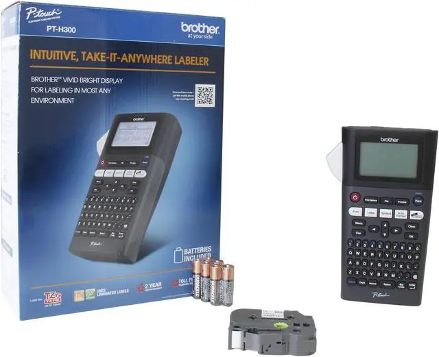 Alt view image 7 of 7 - brother P-touch PT-H300 20mm/sec 180 dpi Label Printer