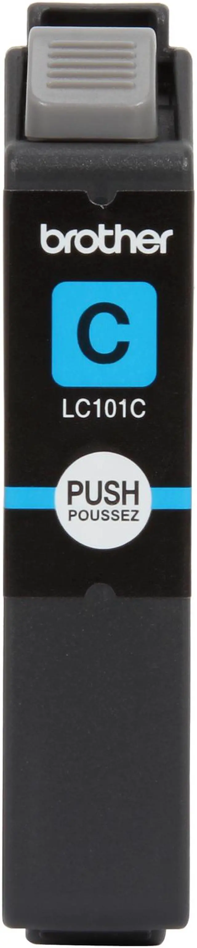 Alt view image 4 of 7 - Brother LC101C High Yield Innobella Ink Cartridge - Cyan