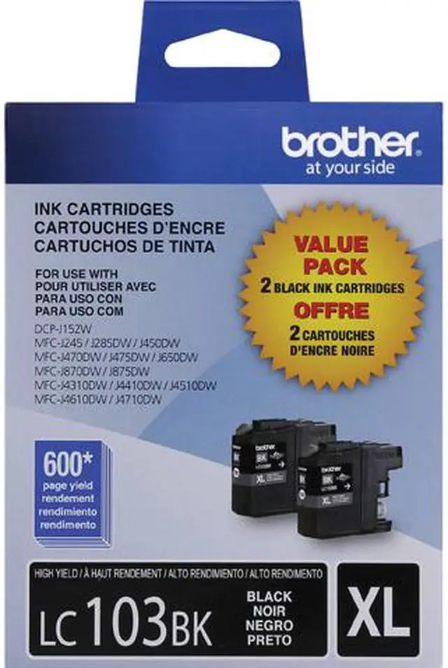 Main image of Brother LC1032PKS High Yield Innobella Ink Cartridge - Dual Pack - Black