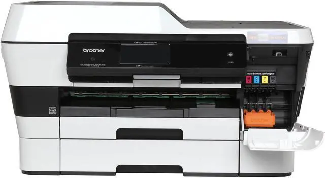 Alt view image 2 of 11 - Brother MFC-J6920DW Duplex 6000 dpi x 1200 dpi Wireless / USB Color Inkjet Printer with up to 11.00" x 17.00" Printing