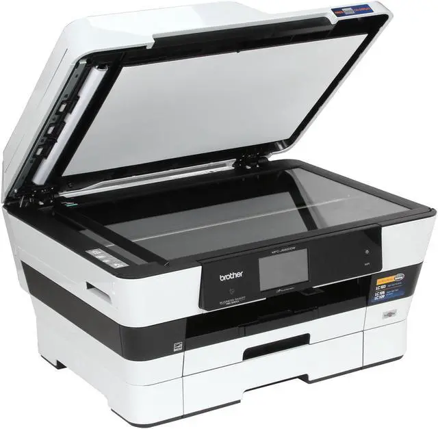 Alt view image 6 of 11 - Brother MFC-J6920DW Duplex 6000 dpi x 1200 dpi Wireless / USB Color Inkjet Printer with up to 11.00" x 17.00" Printing