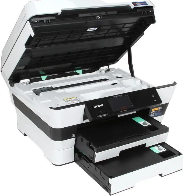 Alt view image 7 of 11 - Brother MFC-J6920DW Duplex 6000 dpi x 1200 dpi Wireless / USB Color Inkjet Printer with up to 11.00" x 17.00" Printing