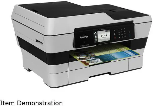 Alt view image 11 of 11 - Brother MFC-J6920DW Duplex 6000 dpi x 1200 dpi Wireless / USB Color Inkjet Printer with up to 11.00" x 17.00" Printing
