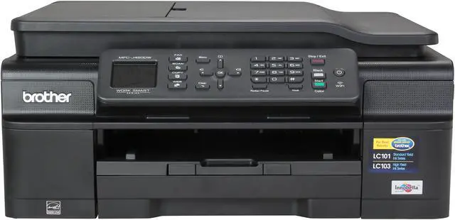 Alt view image 2 of 9 - Brother MFC-J450dw 6000 x 1200 dpi USB / Wireless Duplex InkJet MFP Color Printer