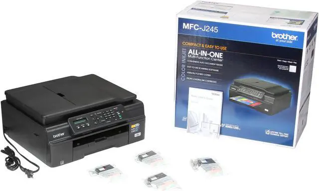 Alt view image 8 of 8 - Brother MFC-J245 Color Multifunction Inkjet Printer