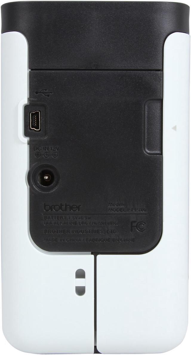 Alt view image 6 of 7 - Brother P-touch PT-P700 PC-Connectable Label Printer for PC and Mac, Thermal Transfer, 180 x 360 dpi, 30mm./sec, Up to 4 Print Lines, Auto Cutter, Barcode Printing, USB