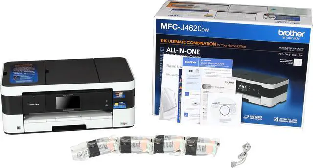 Alt view image 10 of 10 - Brother MFC-J4620DW Business Smart All-in-One Inkjet Printer