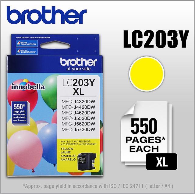 Alt view image 2 of 2 - Brother LC203Y High Yield Innobella Ink Cartridge - Yellow