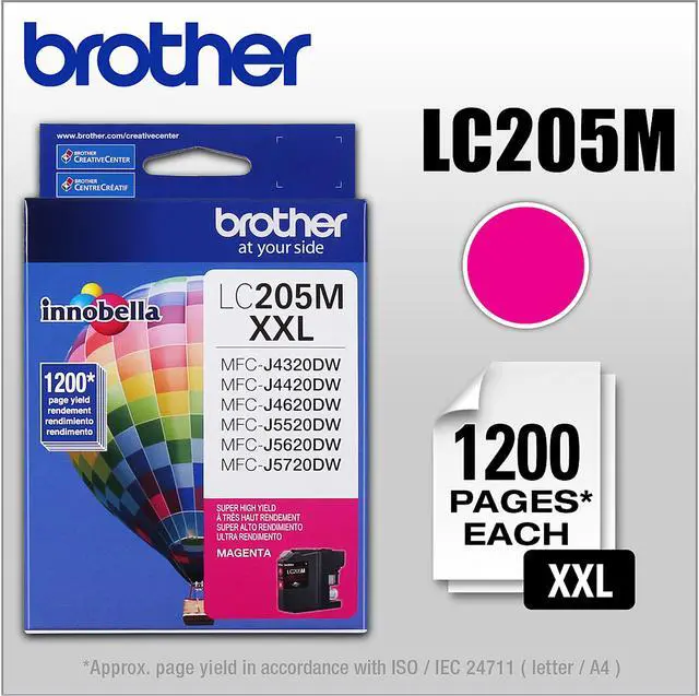 Alt view image 2 of 2 - Brother LC205M Super High Yield Innobella Ink Cartridge - Magenta