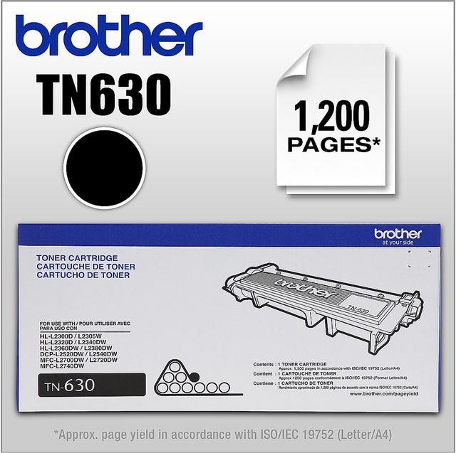 Brother TN630 Toner - Brother TN-630 Toner Black @ $19.95
