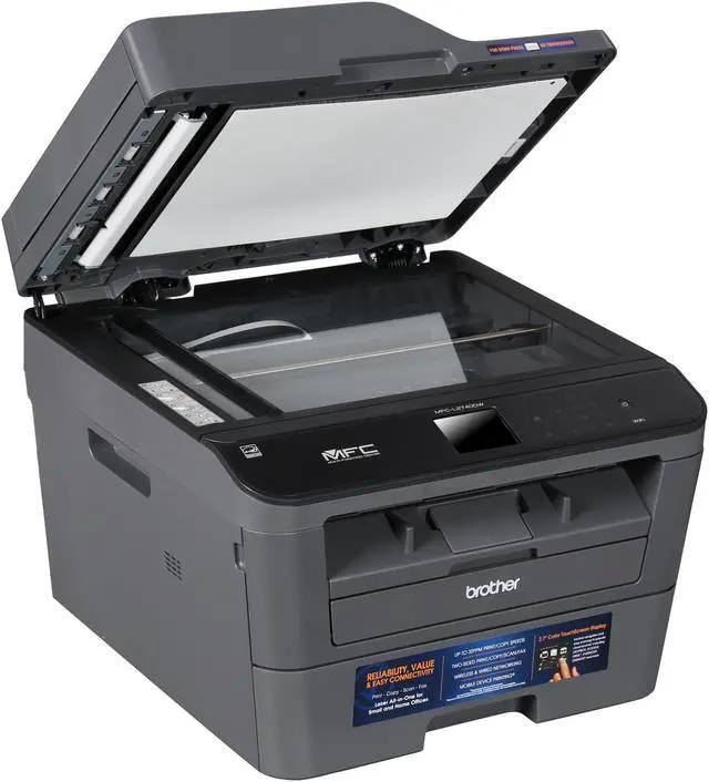 Alt view image 7 of 10 - Brother MFC-L2740DW Duplex 2400 x 600 DPI Wireless/USB Mono Laser MFC Printer