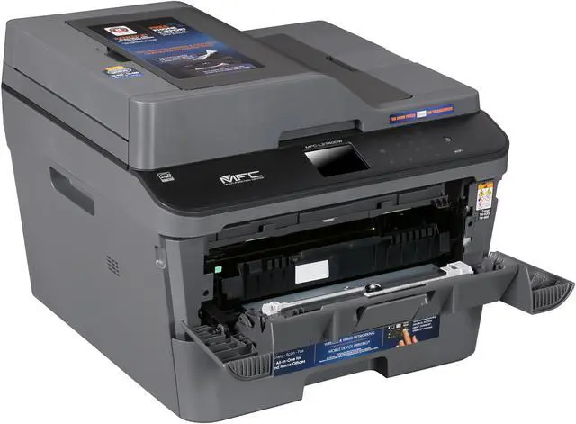 Alt view image 8 of 10 - Brother MFC-L2740DW Duplex 2400 x 600 DPI Wireless/USB Mono Laser MFC Printer