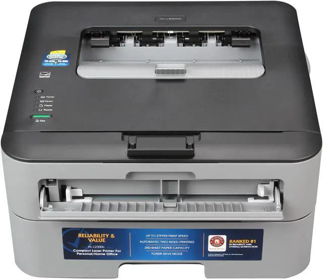 Alt view image 7 of 8 - Brother HL-L2300D Monochrome Laser Printer with Duplex Printing