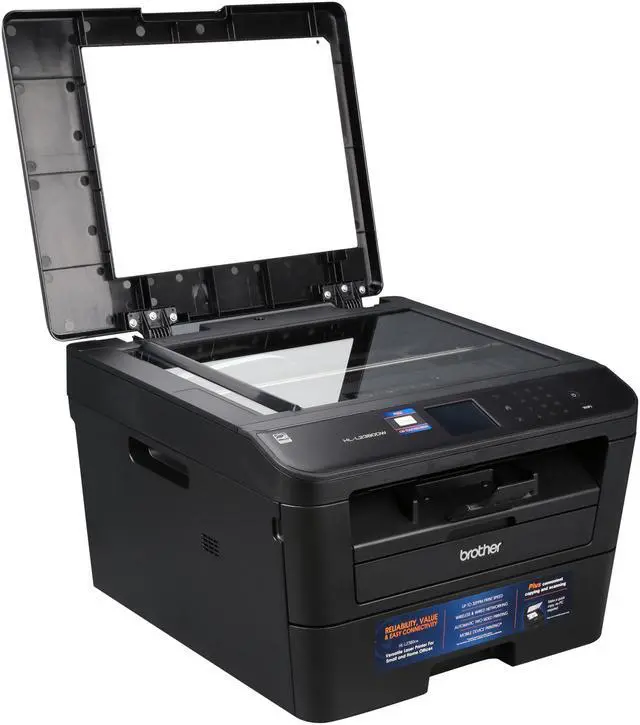 Alt view image 6 of 8 - Brother HL-L2380DW Duplex 2400 x 600 DPI USB / Wireless / Ethernet Mono Laser Printer