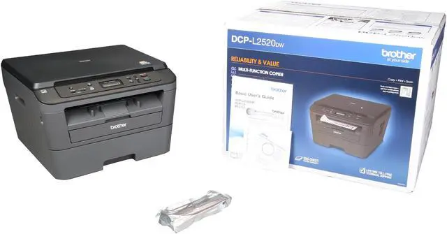 Alt view image 11 of 11 - Brother DCP-L2520DW Laser Multi-Function Copier with Wireless Networking and Duplex Printing
