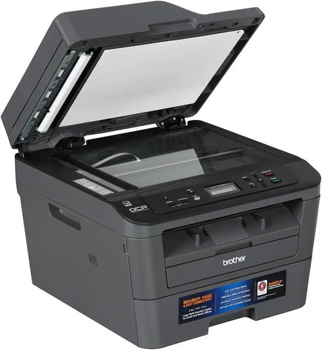 Alt view image 7 of 10 - Brother DCP-L2540DW Duplex 2400 x 600 DPI USB/Wireless/Ethernet Monochrome Laser MFC Printer