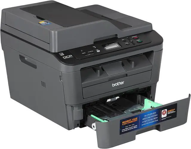 Alt view image 9 of 10 - Brother DCP-L2540DW Duplex 2400 x 600 DPI USB/Wireless/Ethernet Monochrome Laser MFC Printer