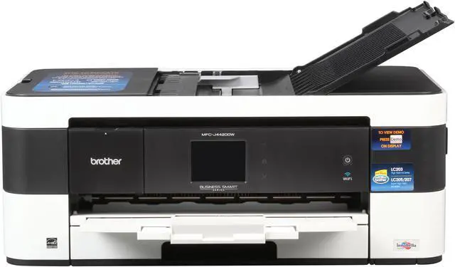 Alt view image 2 of 8 - Brother MFC-J4420DW Business Smart All-In-One Inkjet Printer with up to 11"x17" Printing